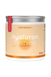 Nutriversum Hyaluron Heaven Orange supplement for women, 200 g, featuring a high concentration of active ingredients.
